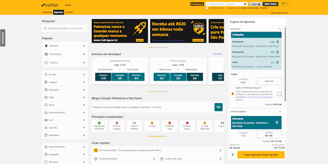 Apostas esportivas gratis